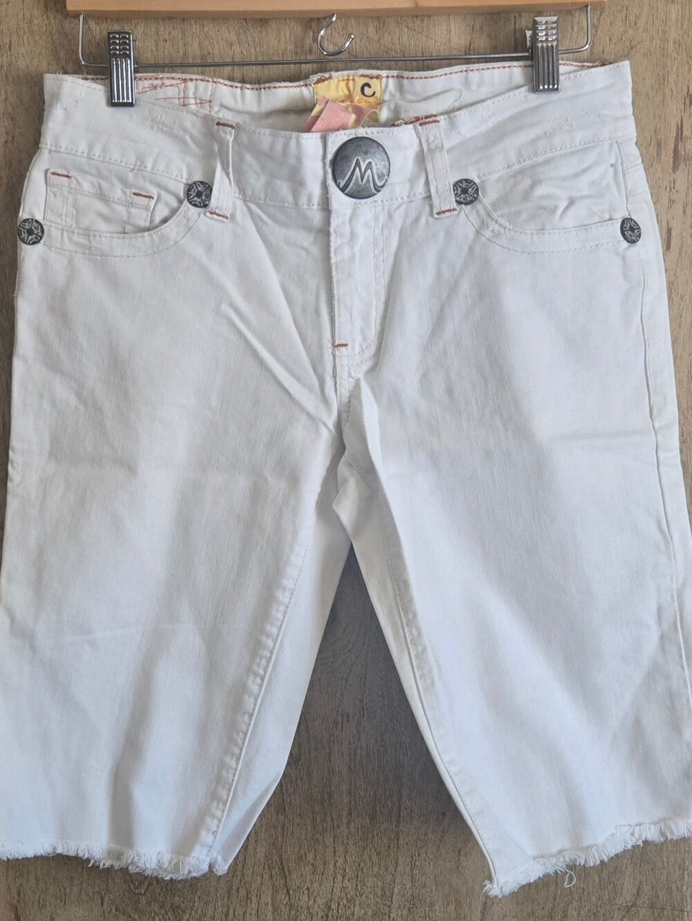 Vintage Y2K Marlow Denim Bermuda Embroidered Shorts